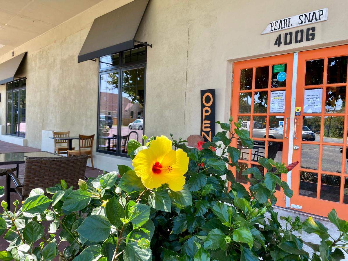 Pearl Snap Kolaches has added two safe outdoor dining tables with plans for more.