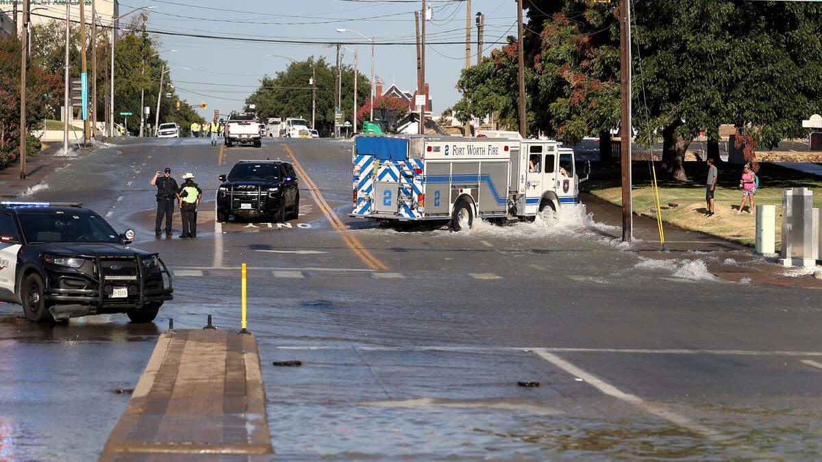 Downtown Fort Worth water main break having wider impact | Fort Worth ...