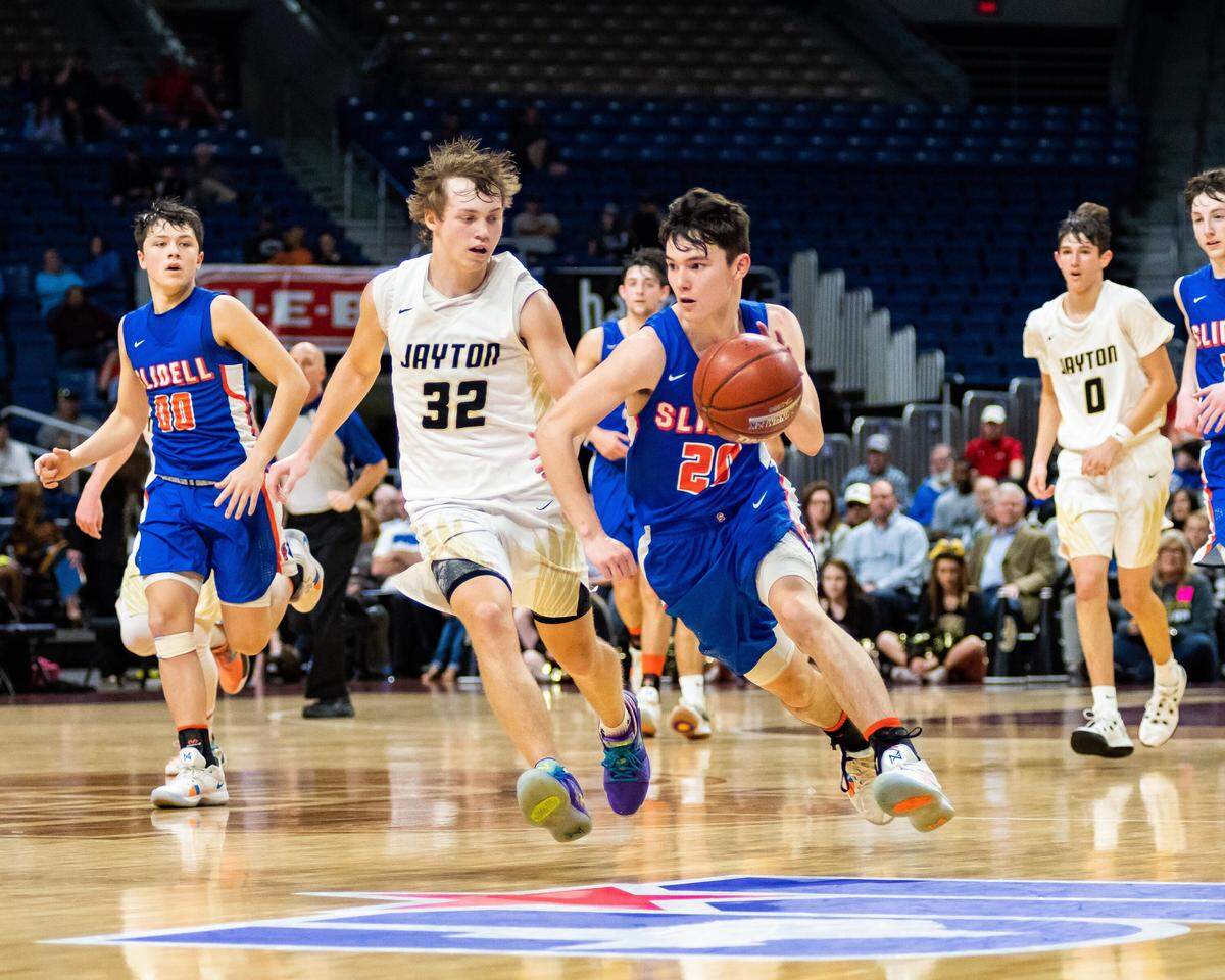 Slidell defeats Jayton 49-36 to win the 1A state title at the Alamdome, Saturday March 9, 2019.