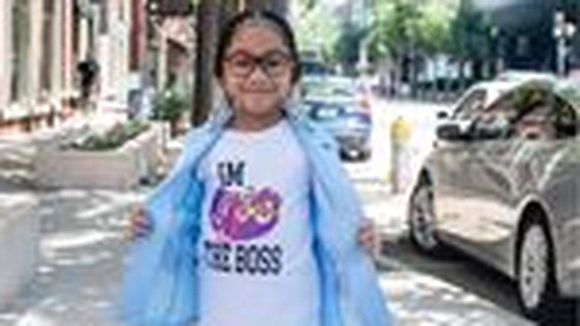 With the help of her mom, 8-year-old Janelle Wilcher of Euless turned extra time during quarantine into a business creating and selling cosmetics for kids.