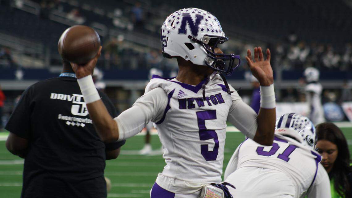 TCU signee Josh Foster won a state title with Newton on Dec. 20, 2018.