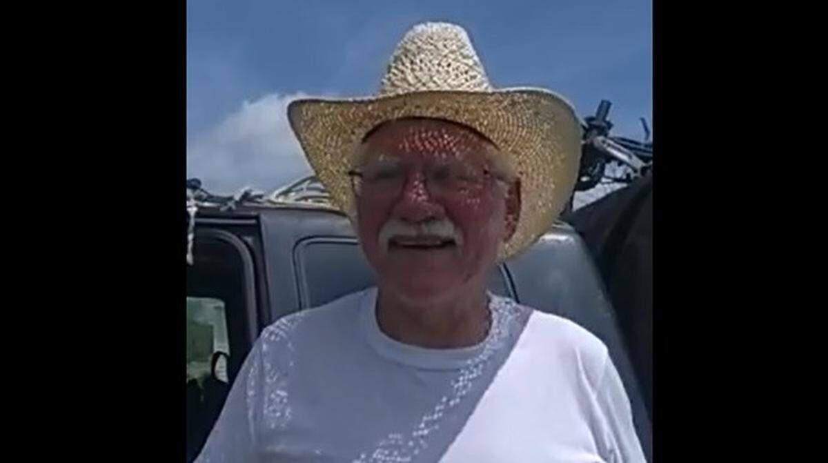 Authorities are searching for 73-year-old Clayton Ray Strong, who is accused in the shooting death of a woman whose body was found Aug. 7 in the front yard of a Parker County home.