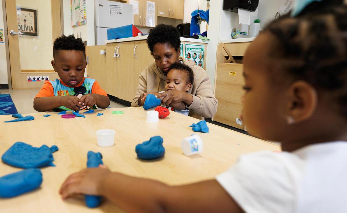 The Center for Transforming Lives Arlington Child Development Center provides child care on Friday, March 28.