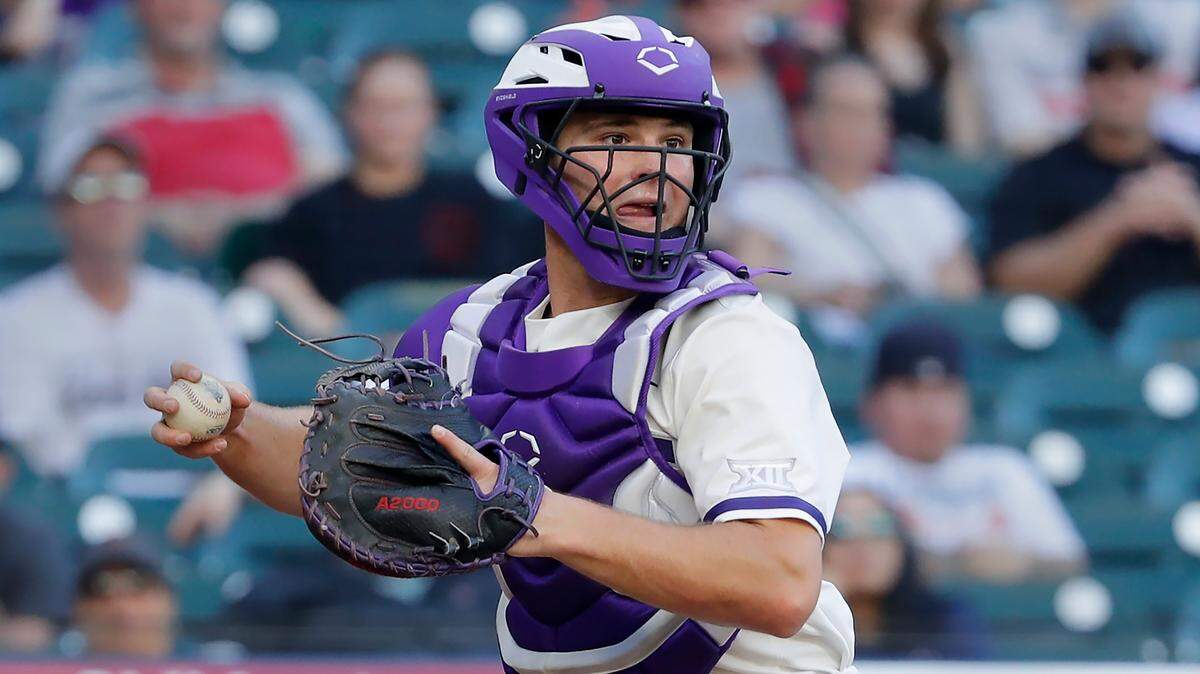 The Horned Frogs’ freshman catcher Karson Bowen has played a big role in the success of TCU’s pitching staff en route to the 2023 College World Series.