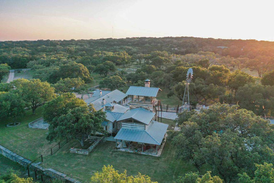 The ranch provides a getaway from the hustle and bustle of big-city living, but just 55 miles from downtown Austin and 25 miles from San Antonio, Texas.
