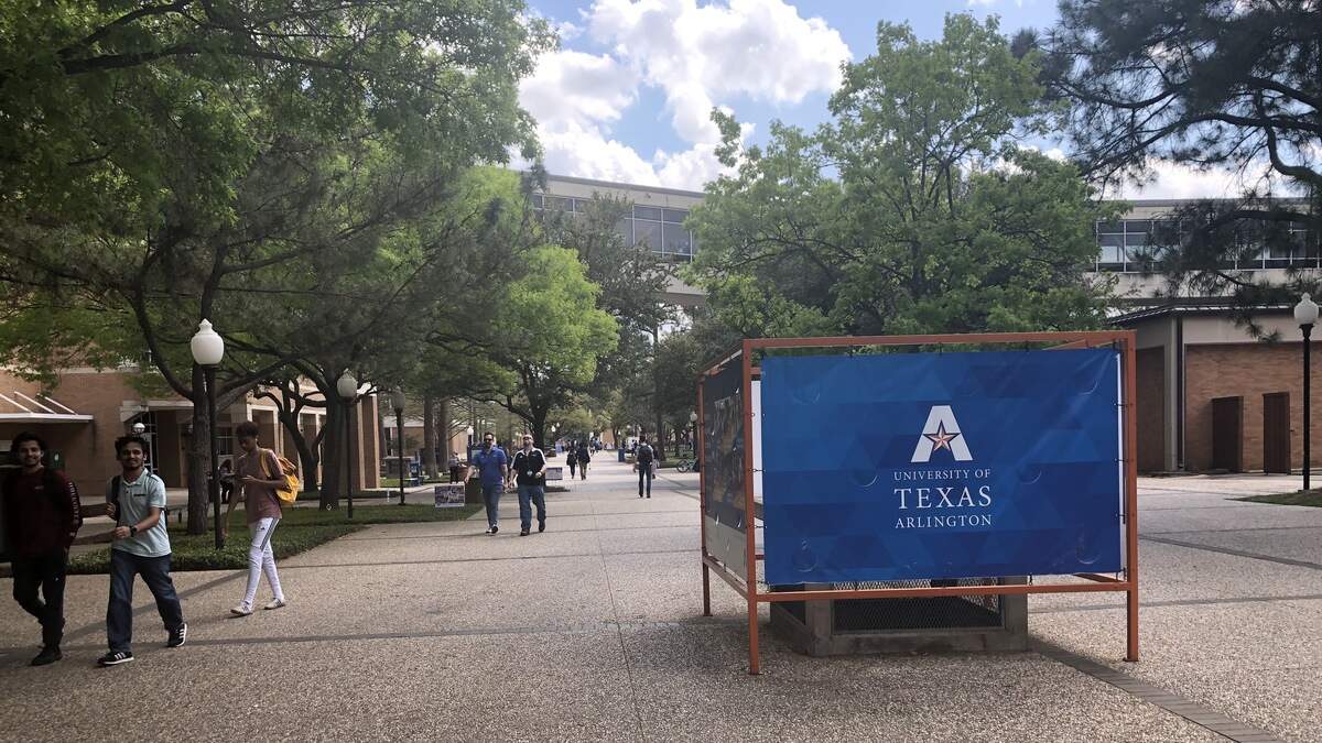 University of Texas at Arlington interim president Teik Lim discussed ideas for university growth and collaborations with city government.