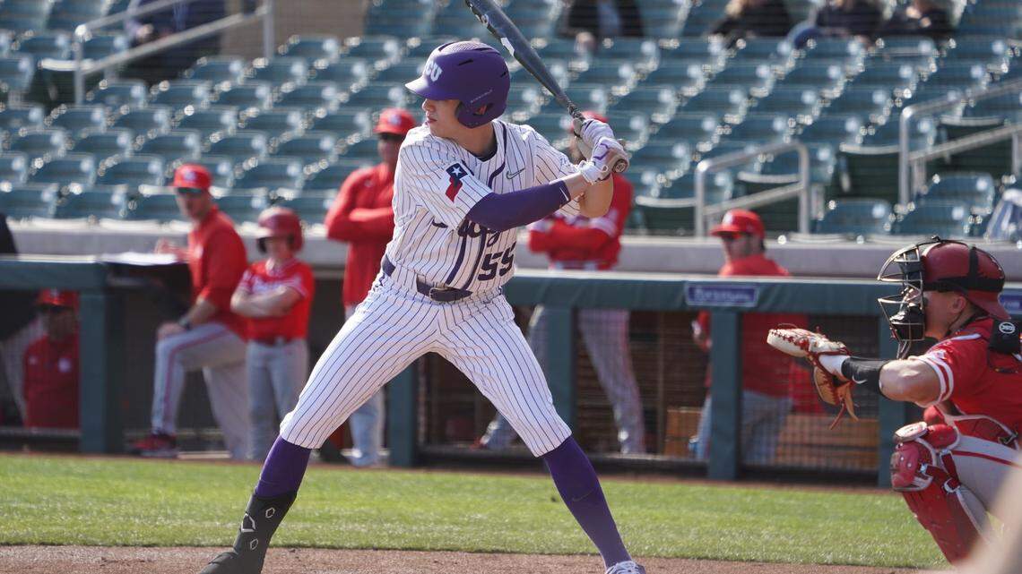 TCU sophomore third baseman Brayden Taylor is batting .313 so far this season.