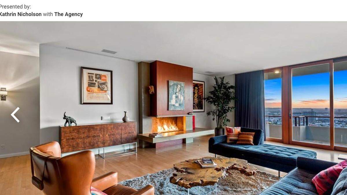 Custom fireplace.