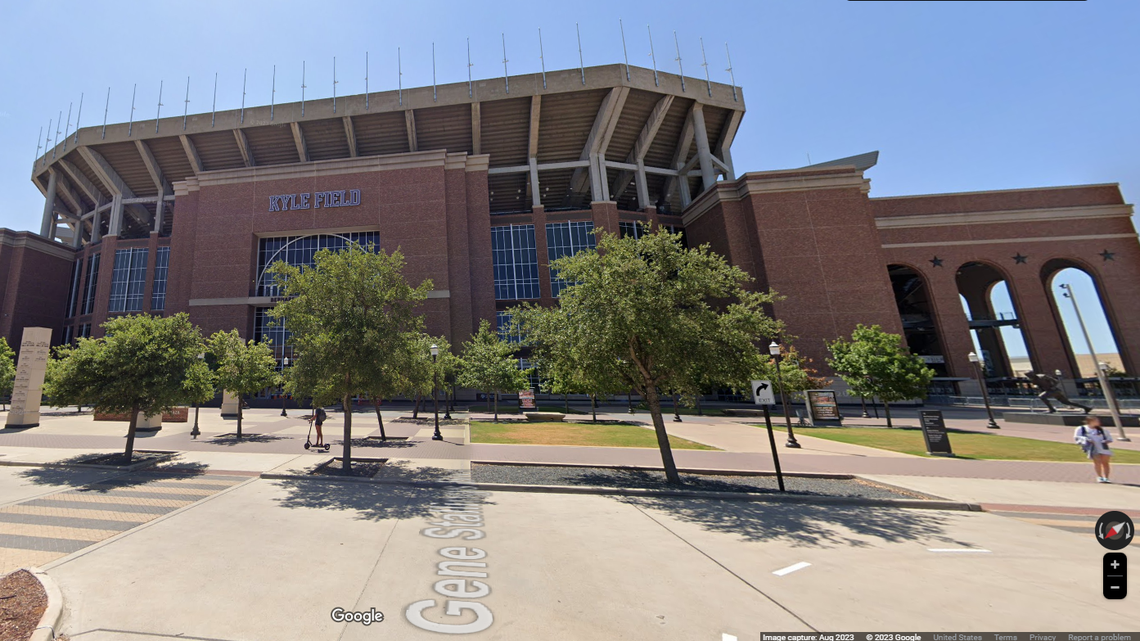 Texas A&M University’s Kyle Field. Some fans who bought resale tickets to a 2018 football game were scammed by a man in California, authorities said.