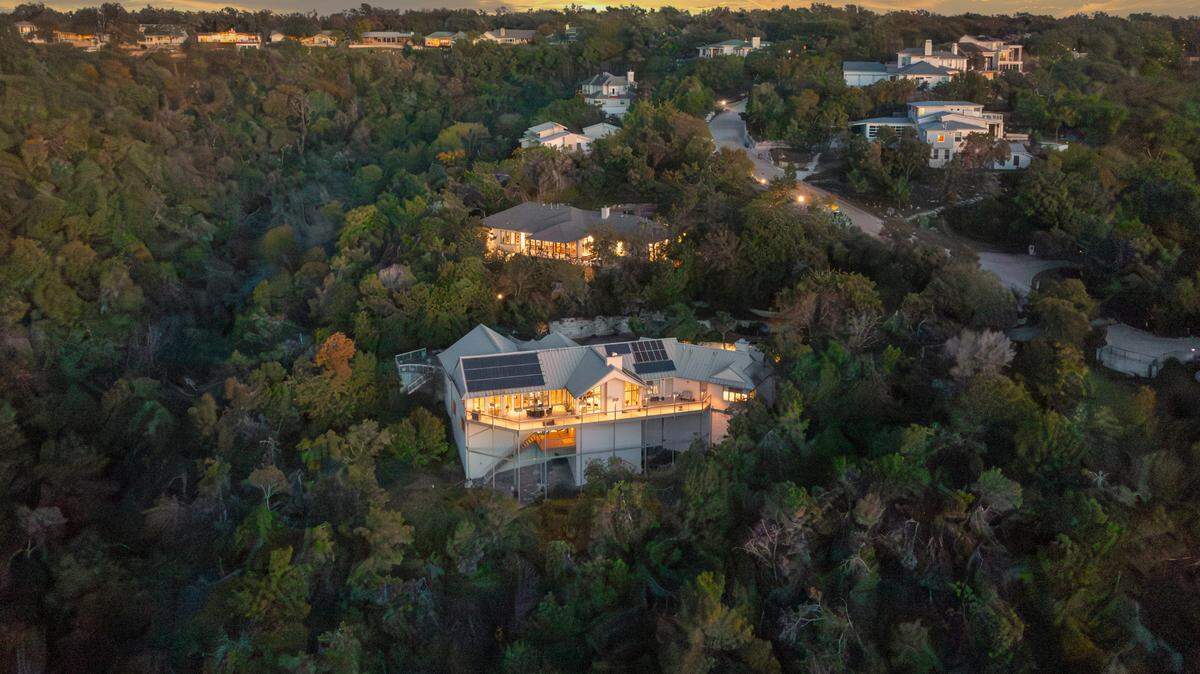 Exterior of the stunning house