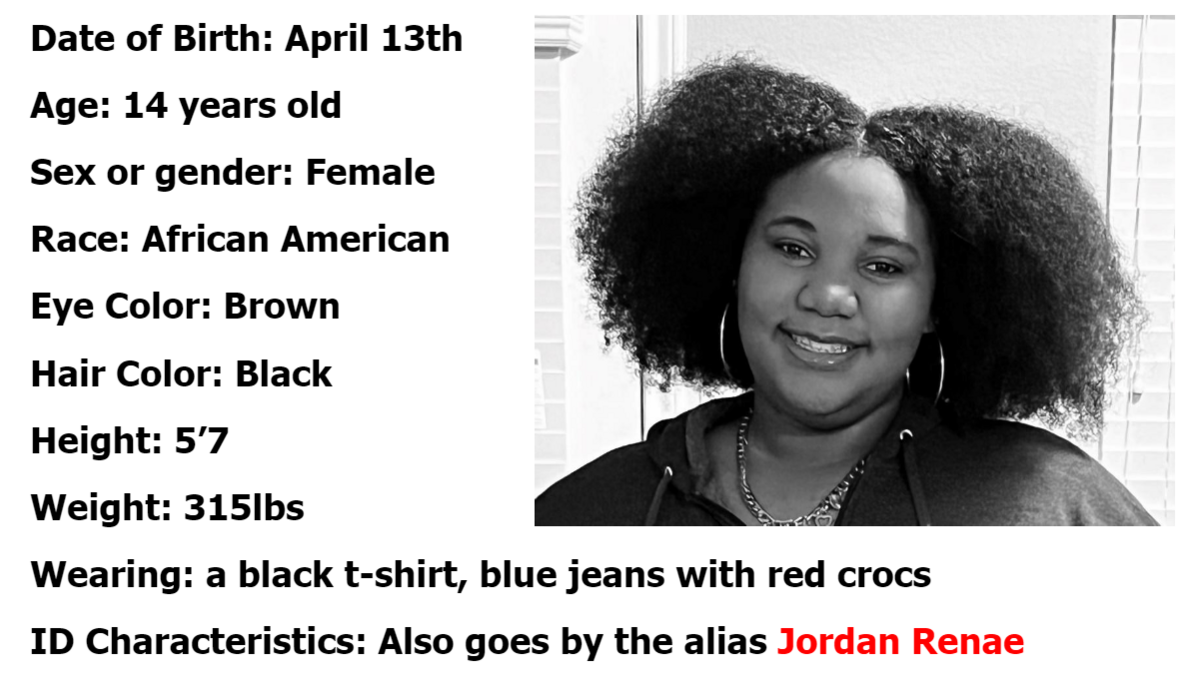 Brooklyn Waters was last seen leaving her home in the 8900 block of Guard Hill Drive Thursday morning around 8:20 a.m.