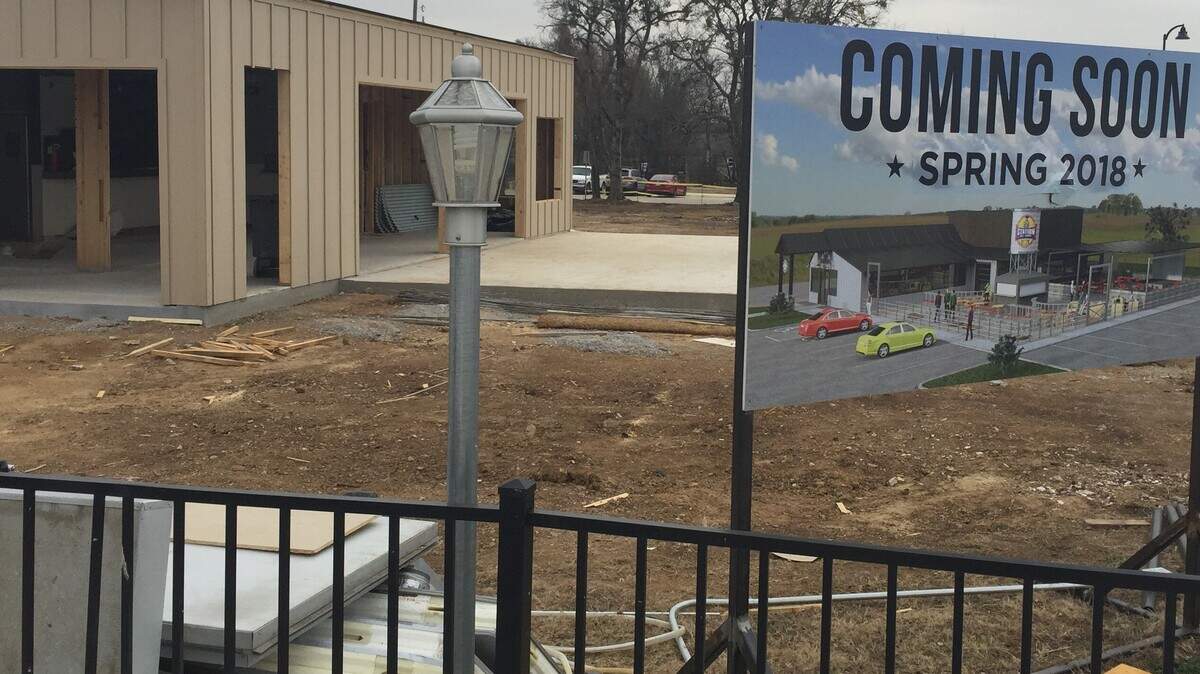 The Station Grill and Ice House is scheduled to open later in 2018 in Old Town Keller. One of city's council members, Armin Mizani, who is running for state representative, owns the vacant lot in the background.