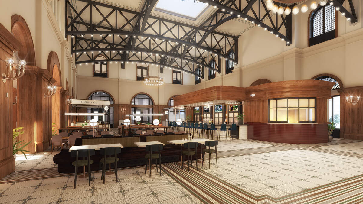 Harvest Hall food hall in Grapevine.