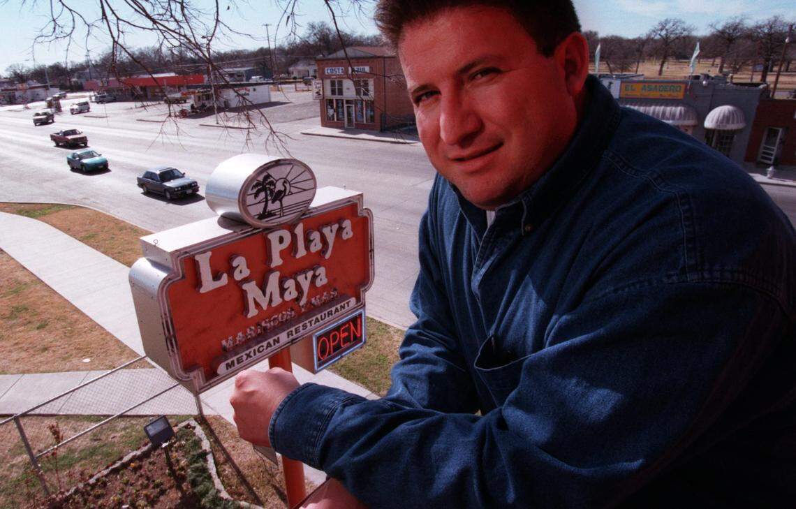 Jan. 20, 1999: Lupe Ayala, owner of La Playa Maya, shown in the restaurant’s second location, 1540 N. Main St. The building was once the city hall for the long-ago city of North Fort Worth. La Playa Maya now has four locations.