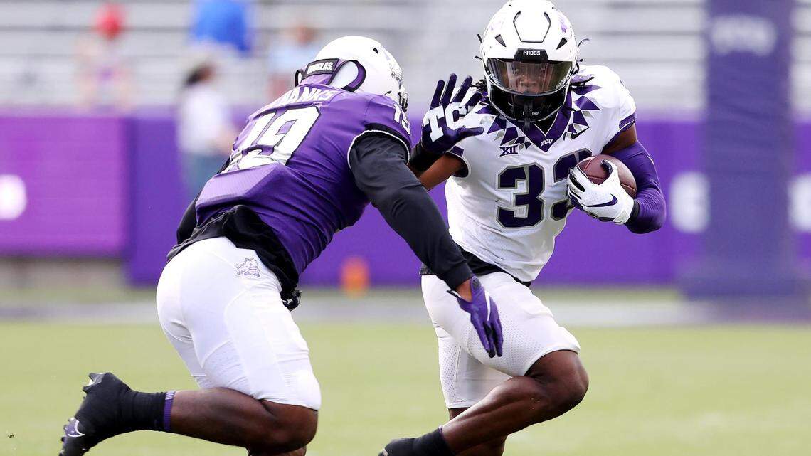 Texas Christian University running back Kendre Miller is poised to have a big year as the clear leader in the running back room.