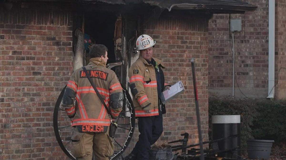 One resident was killed and one suffered smoke inhalation in a house fire in Arlington on Sunday afternoon, Jan. 12, 2025.