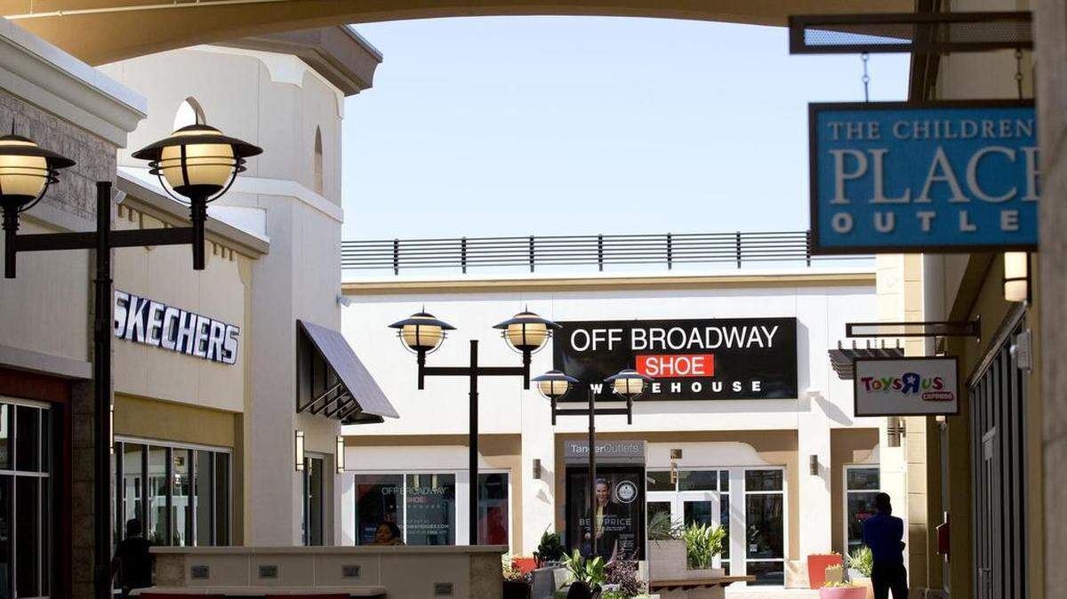 Tanger Outlets Fort Worth just before the mall’s grand opening in October 2017.