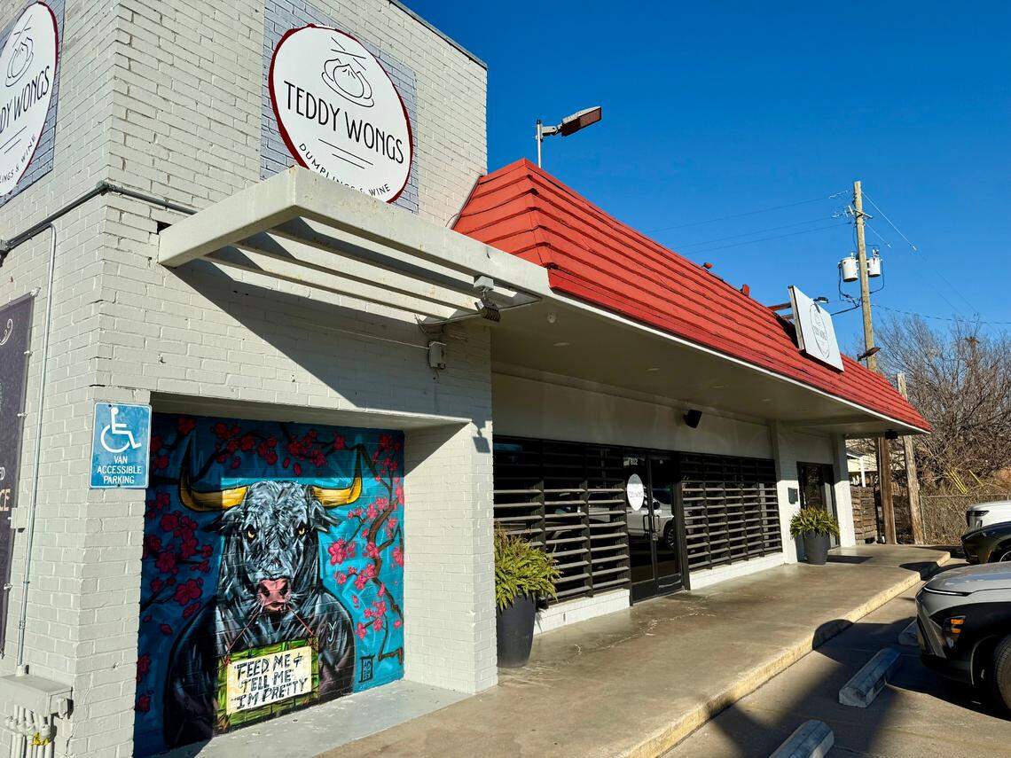 Teddy Wongs Dumplings & Wine opened in a former convenience store.