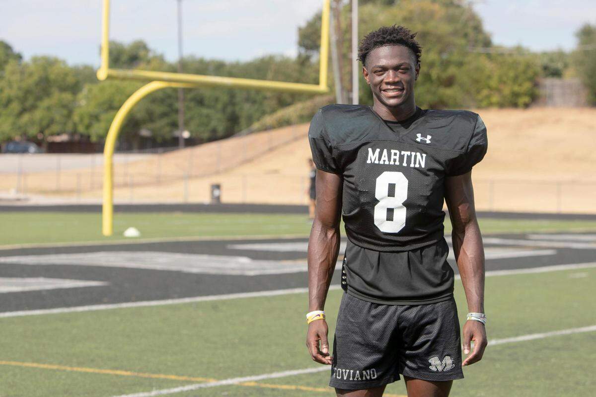 Martin’s Javien Toviano is the top ranked area football player this season. He has 12,000 followers on Instagram.
