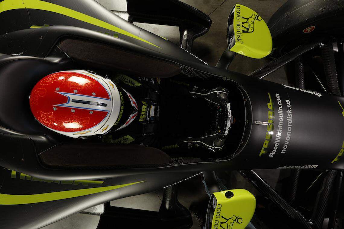 IndyCar driver Charlie Kimball is competing in the series more than a decade after being diagnosed with Type 1 Diabetes. He wear a continuous glucose monitor and is able to get his blood glucose numbers on his steering wheel along with car data and the team sees his blood glucose numbers in real time in the pit..