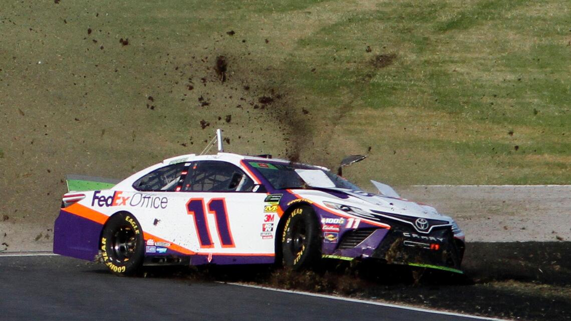 NASCAR’s Denny Hamlin heading to Phoenix in Hail Mary mode after disastrous Texas 500