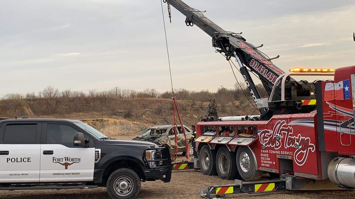 Fort Worth police said a woman was believed to have drowned after intentionally driving her vehicle into water on Thursday, Dec. 30, 2021. First responders were unable to save the woman. Firefighters pulled a vehicle from the water about 5 p.m.