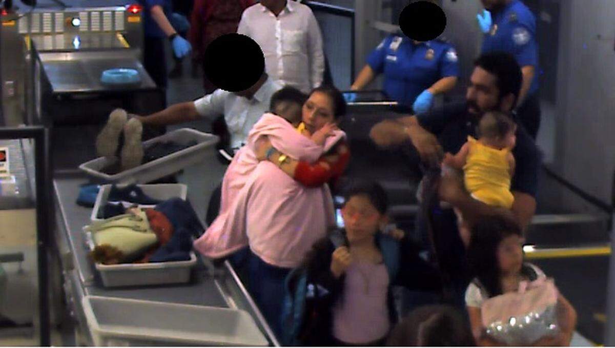 Everman police released still images from DFW Airport surveillance of missing 6-year-old Noel’s family fleeing the country to India. 
