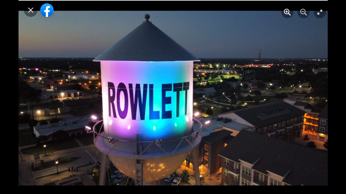 The City of Rowlett, Texas is keeping a rainbow light display on a water tower to celebrate Pride Month, despite backlash from community leaders and residents.