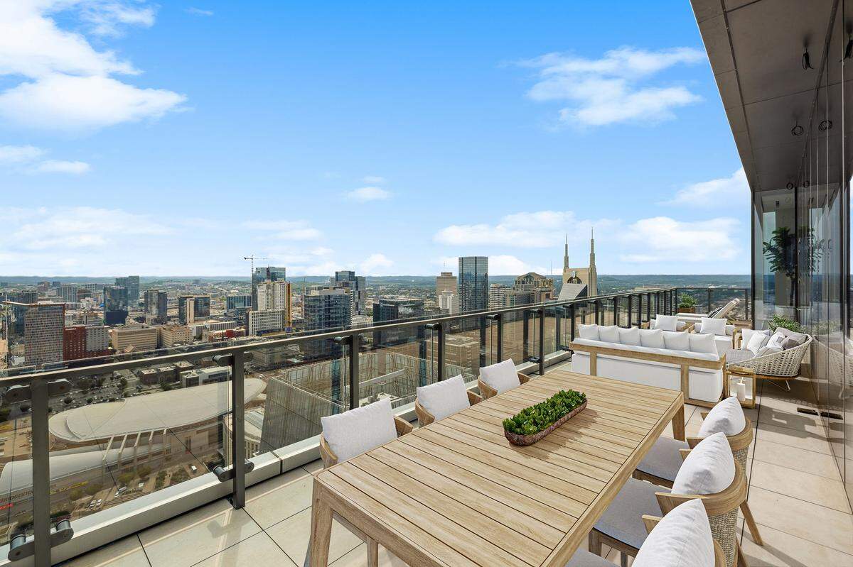 Penthouse balcony
