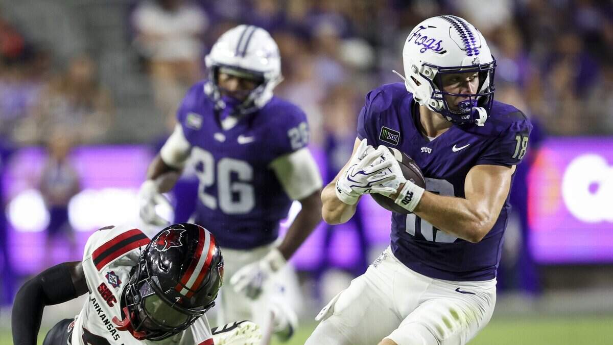 TCU wide receiver has career-best game in win over Arkansas State