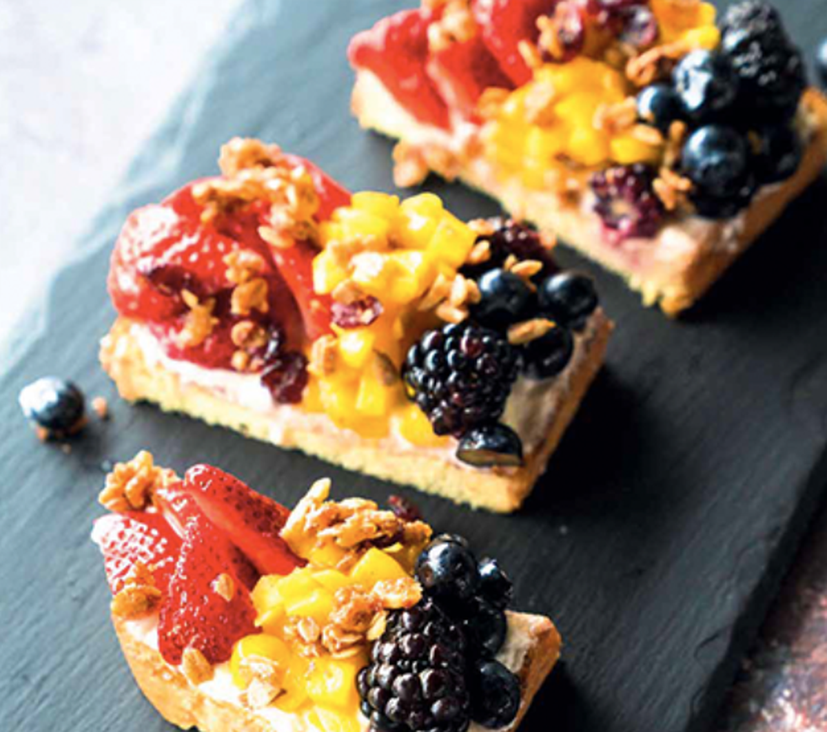 Rainbow toast at First Watch