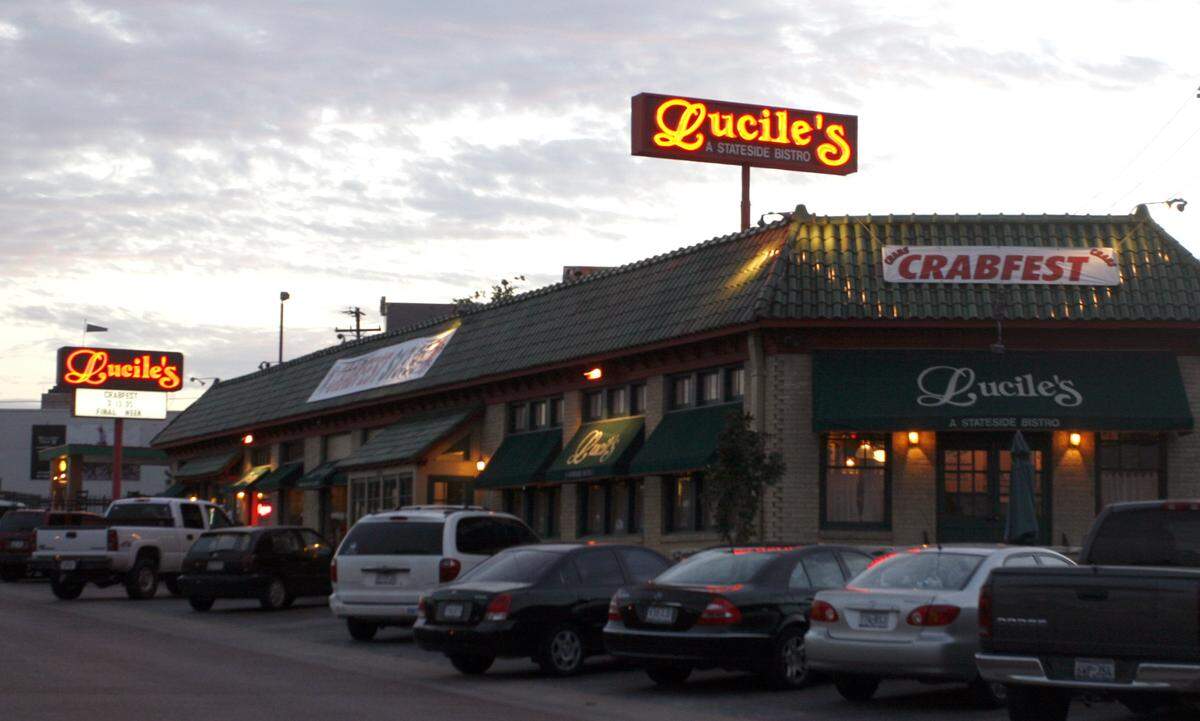 Detail photo of the exterior of Lucile’s, in Fort Worth. Photo taken wednesday night August 22, 2007, in Fort Worth. (Special to the Fort Worth Star-Telegram/Brian Lawdermilk)