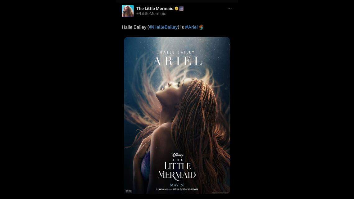 Halle Bailey stars as everyone’s favorite “fish-turned-human because of some boy”