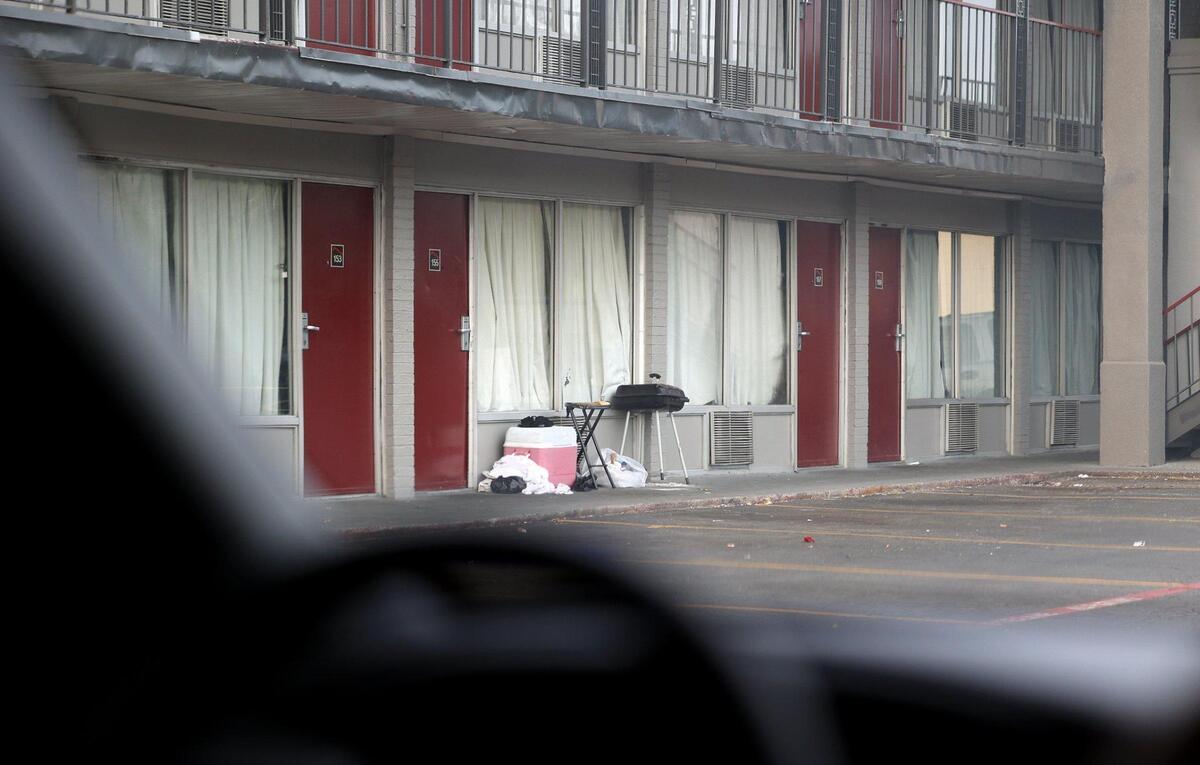 The extended stay of Red Roof Inn on Monday, April 10, 2023. The White Settlement Police Department has created a task force to reduce crime at hotels and motels along Interstate 30 and West Loop 820 South. The department has received 2,860 calls for service across eight of these properties over the past two years.