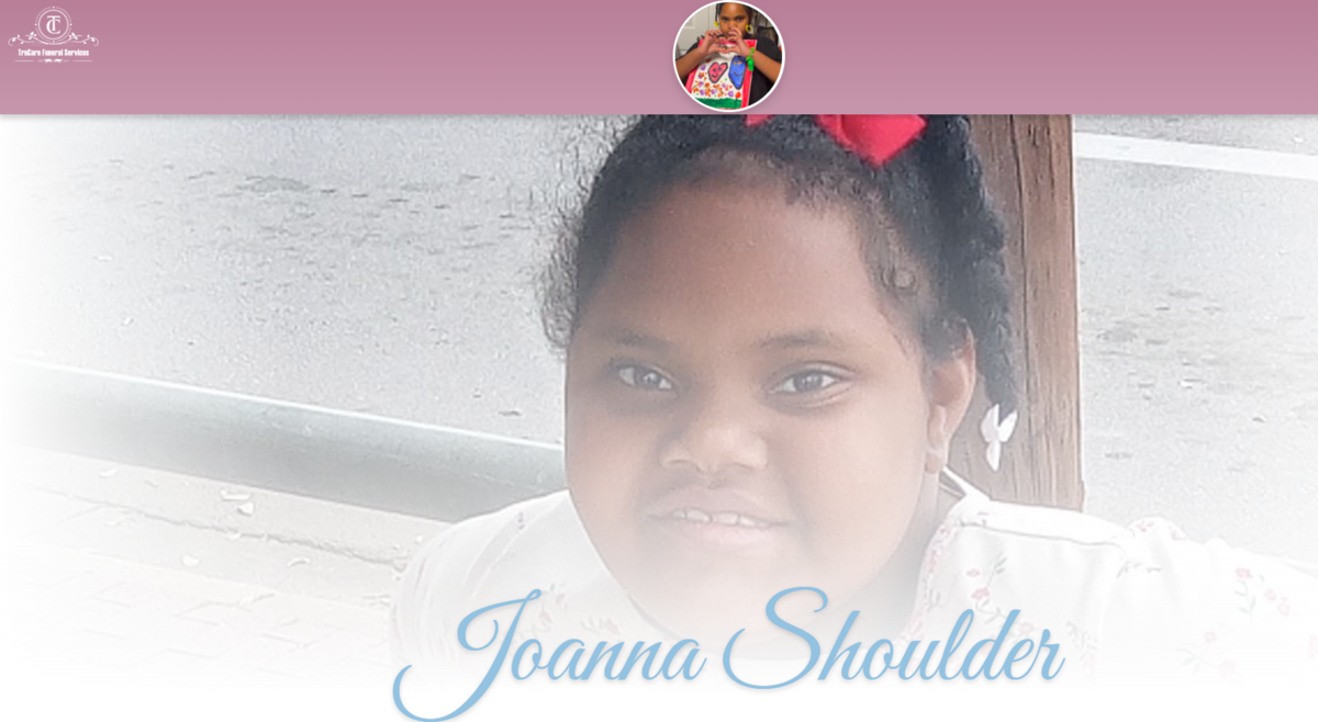 Joanna Shoulder died in February 2026 at age 9.