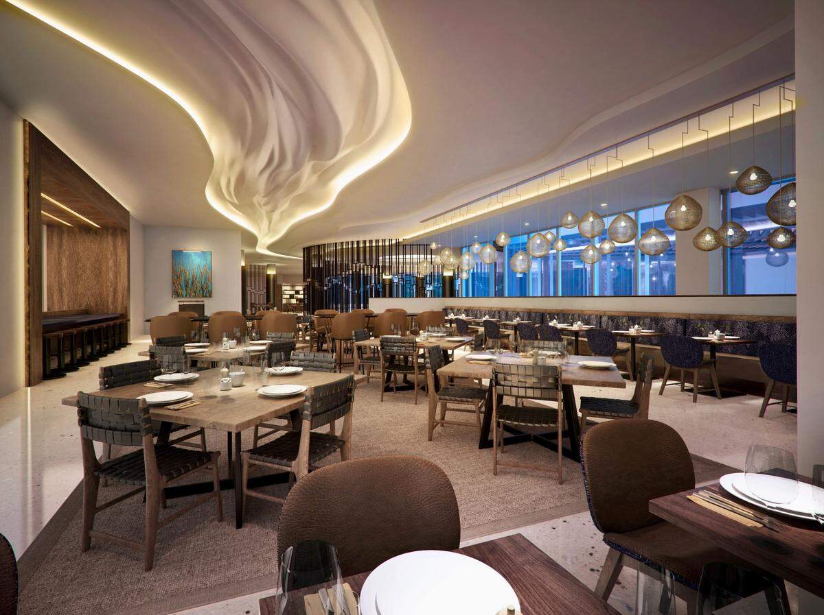 The restaurant in the new Westin Southlake.