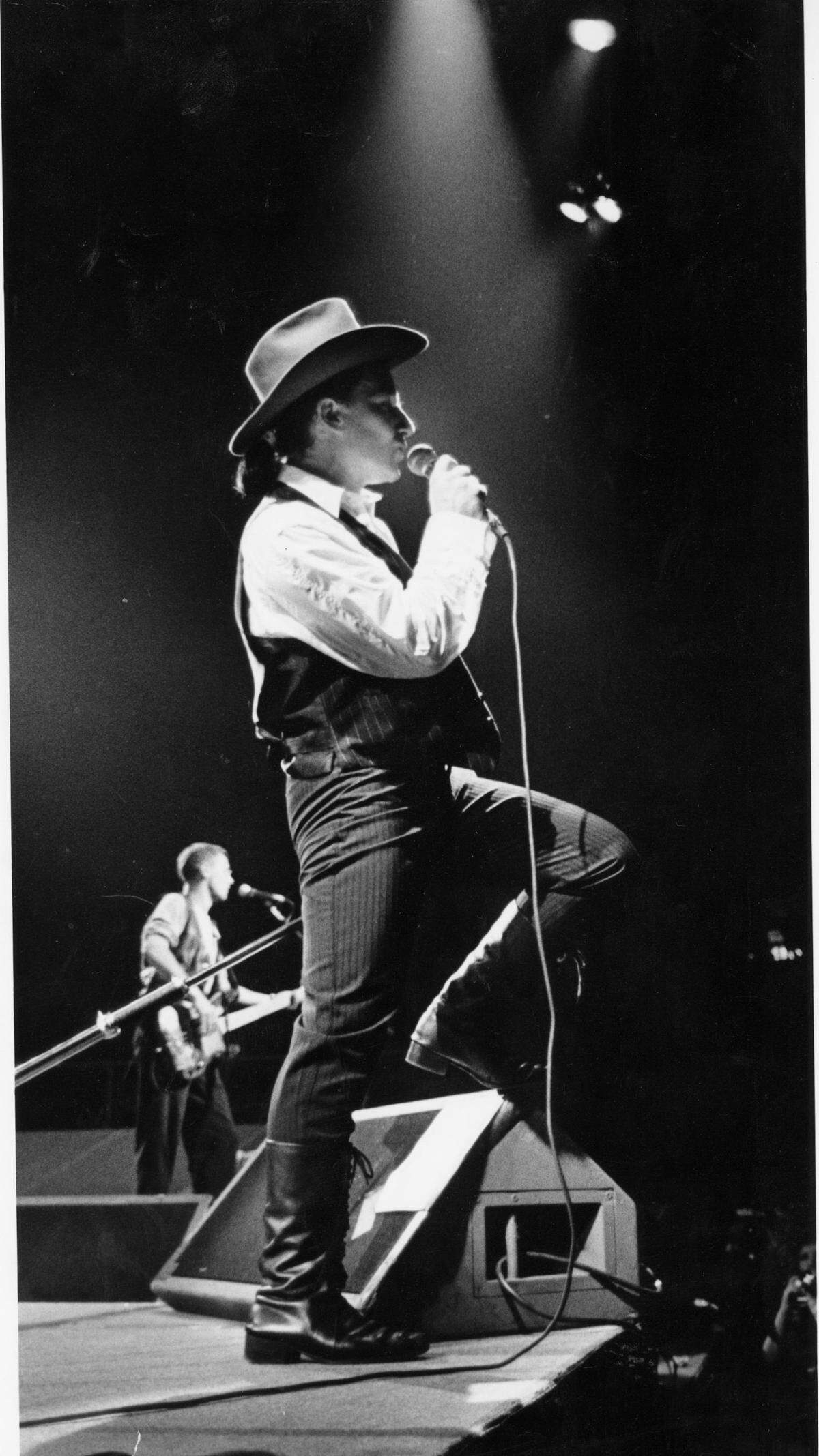 Bono and U2 toured the world, including here at Kemper Arena in Kansas City, Mo., after releasing The Joshua Tree on March, 1987, three days before TCU last won an NCAA tournament game.
