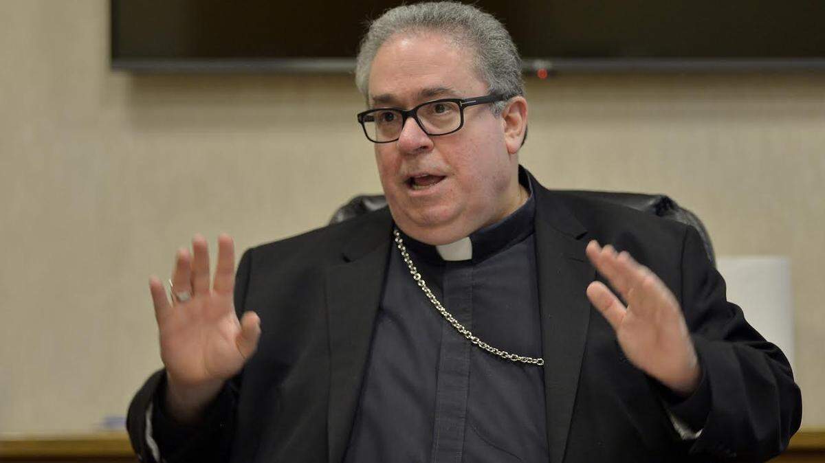 Bishop Michael Olson, during a 2018 interview, says his actions in an investigation at an Arlington monastery appropriate.