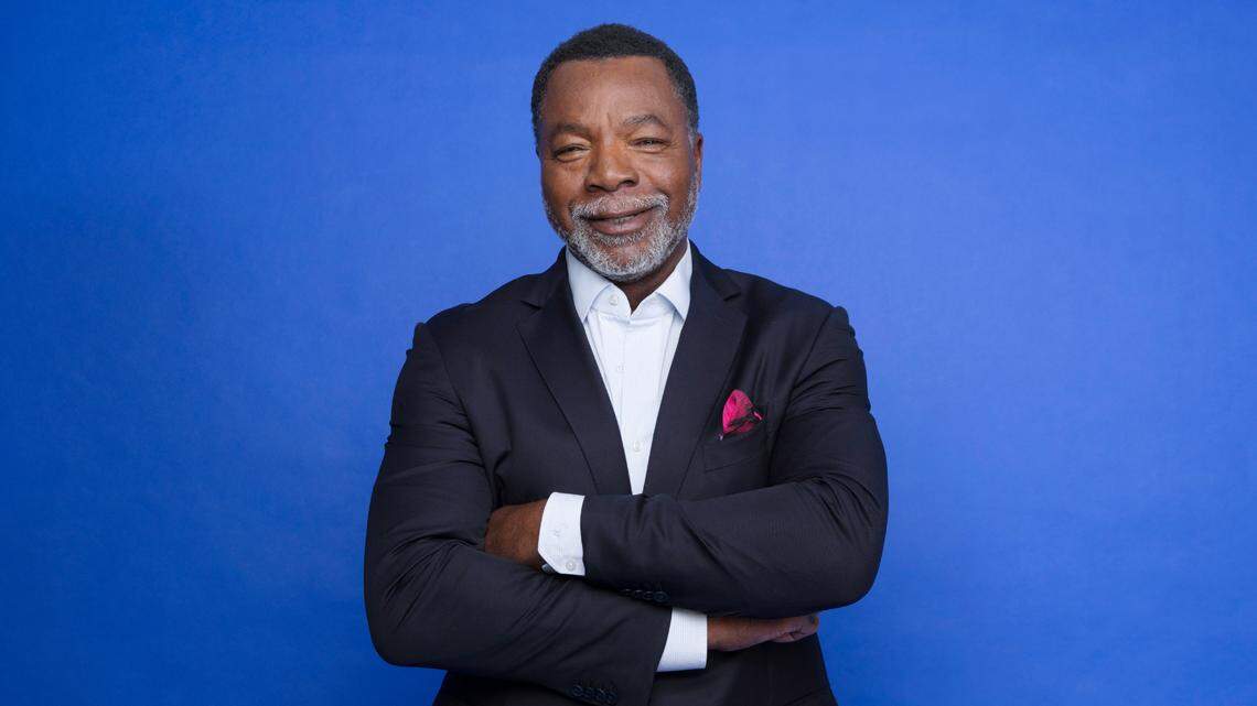 FILE - Carl Weathers poses at the Disney + launch event promoting “The Mandalorian” at the London West Hollywood hotel in West Hollywood, Calif., on Oct. 19. 2019. Weathers, a former NFL linebacker who became a Hollywood action movie and comedy star, playing nemesis-turned-ally Apollo Creed in the “Rocky” movies, facing-off against Arnold Schwarzenegger in “Predator” and teaching golf in “Happy Gilmore,” died. He was 76. (Photo by Mark Von Holden/Invision/AP, File)