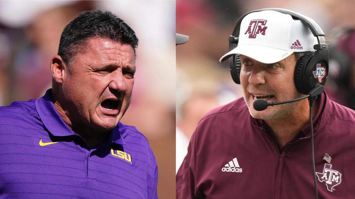 With LSU parting ways with football coach Ed Orgeron after the season, Texas A&M’s Jimbo Fisher would be an ideal top candidate to replace him.