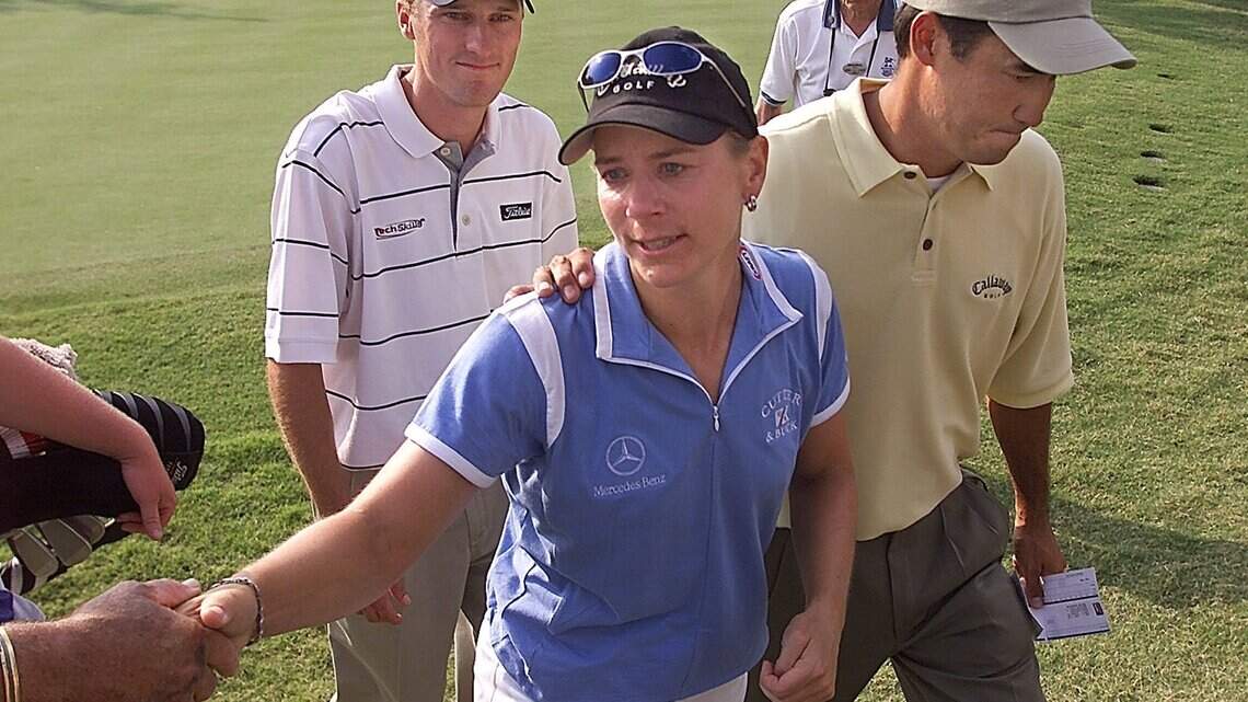 Golfer Annika Sorenstam on women playing against men: ‘There has to be common sense.’