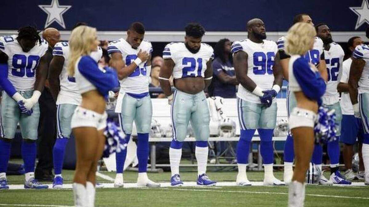 The NFL's new anthem policy should not impact the Cowboys, who plan to stand as they have in the past.