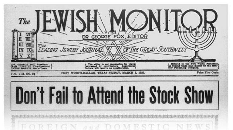 The Fort Worth Jewish community is part of the fabric of the Stock Show & Rodeo
