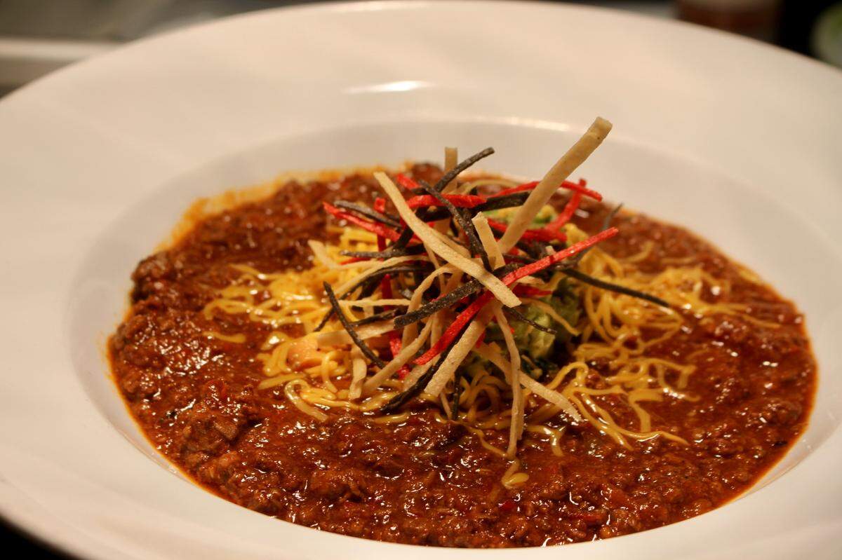 Chili at Lonesome Dove Western Bistro.