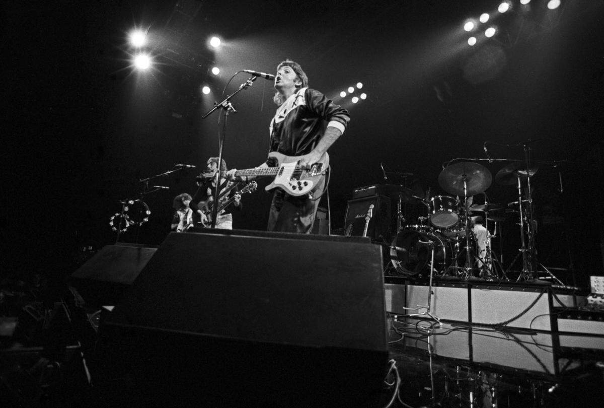Paul McCartney and Wings opened their first United States tour, “Wings Over America,” at the Tarrant County Convention Center on May 3, 1976. The band played 29 songs, including five Beatles classics, over two hours.
