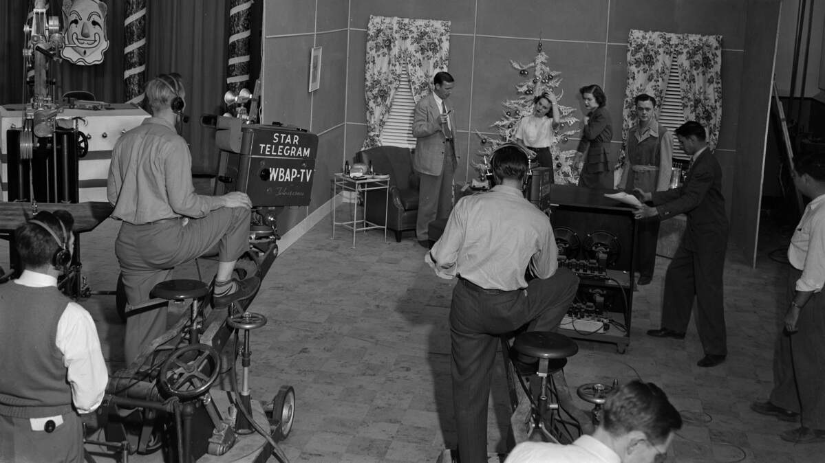 WBAP-TV had several Christmas-related programs during its first year of broadcasting, in 1948.