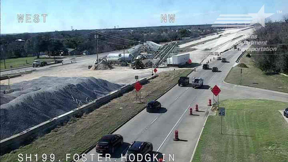 Multiple agencies including Tarrant County deputies and the Federal Aviation Administration have responded to a plane crash near Azle on Monday, Feb. 24. A TxDOT traffic camera shows traffic in the area on Texas 199.
