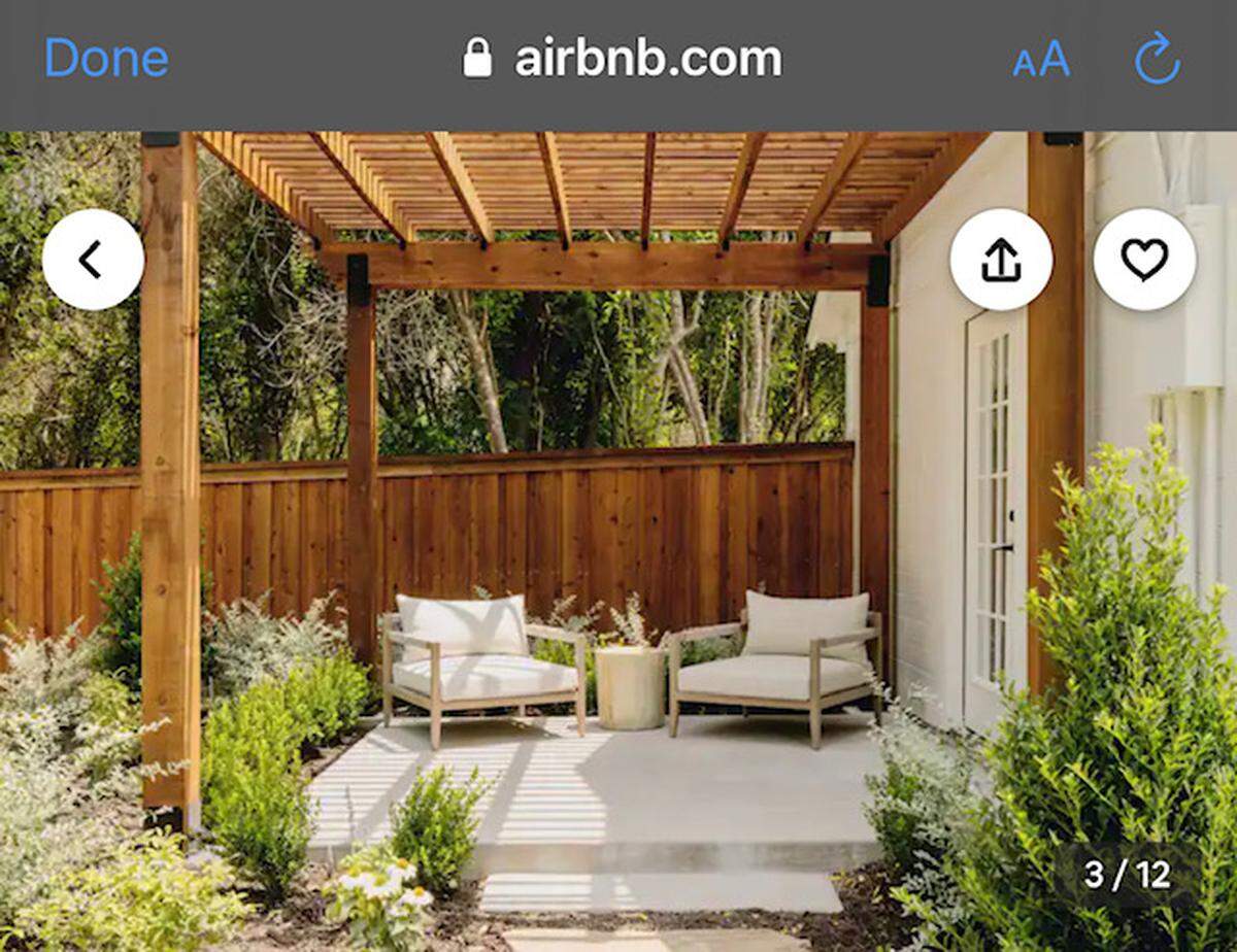 Patio area