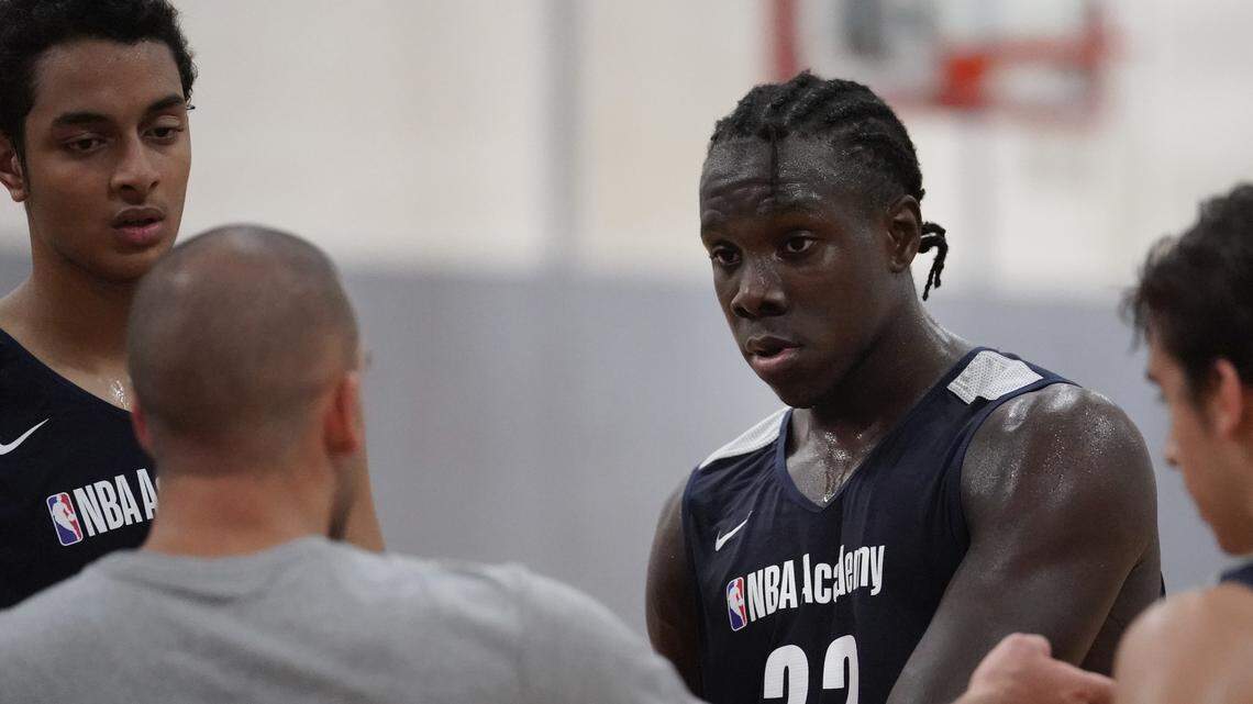 Jonathan Tchamwa Tchatchoua played at the NBA Global Academy before becoming a standout at Baylor.