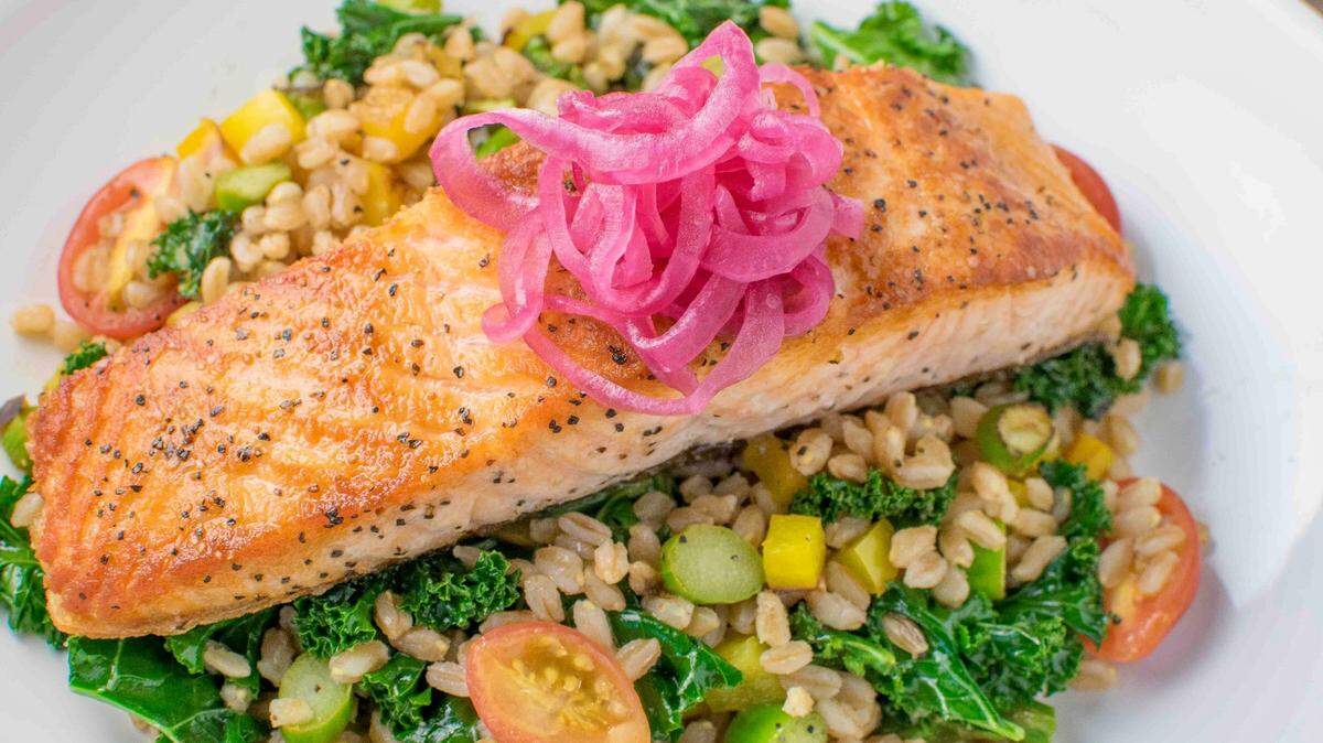 A salmon special at Fixture Kitchen.